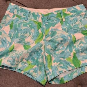 Lilly Pulitzer Pool Blue First Impressions Shorts